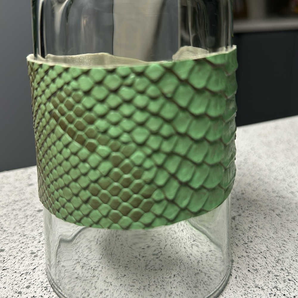 Faux snake skin bracelet
